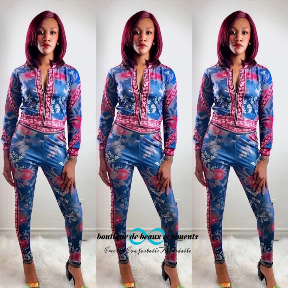 💙💙💙Blue Flame Wine Tracksuit💙💙💙